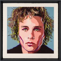 Johnny Depp Heath Ledger by Johnny Depp at Clifton Gallery