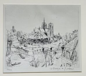 La Cite de Paris by André Dunoyer de Segonzac at Chicago Fine Prints