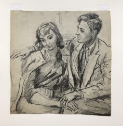 Portrait of a Couple by Marion Greenwood at William Chambers Art