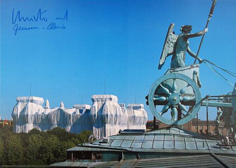 Reichstag Brandenburger Tor by Christo and Jeanne-Claude