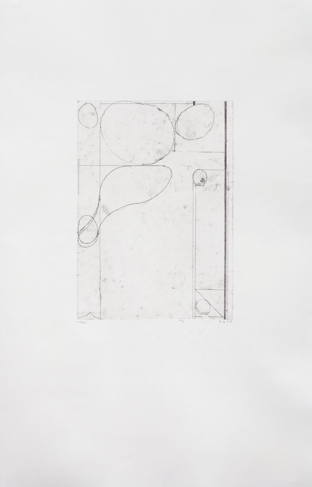 Six Softground Etchings #2 by Richard Diebenkorn