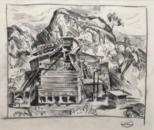 Study for ‘The Crusher’ by Charles Rosen at William Chambers Art