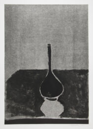 Tall Gray Vase by Jane McNichol at Manneken Press (IFPDA)