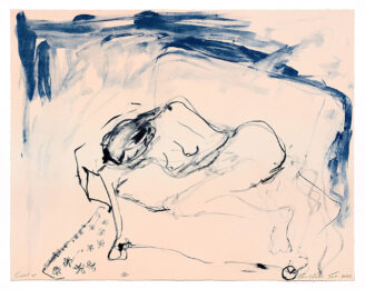 Tracey Emin Curled Up by Tracey Emin at Clifton Gallery