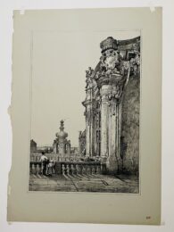 Zwinger Palace, Dresden by Samuel Prout at Chicago Fine Prints