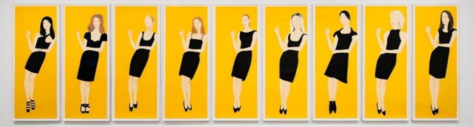 Black Dress (Portfolio of 9) by Alex Katz at Dovehouse Contemporary