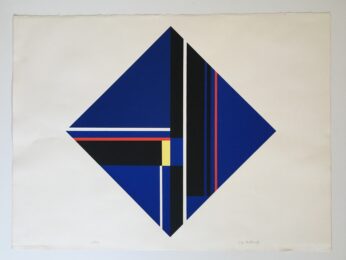 Blue Diamond II by Ilya Bolotowsky at William Chambers Art