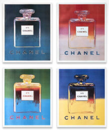 Chanel No.5 Set of Four by Andy Warhol at Clifton Gallery