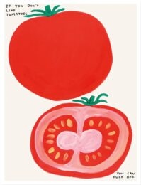David Shrigley If You Don’t Like Tomatoes by David Shrigley at Clifton Gallery
