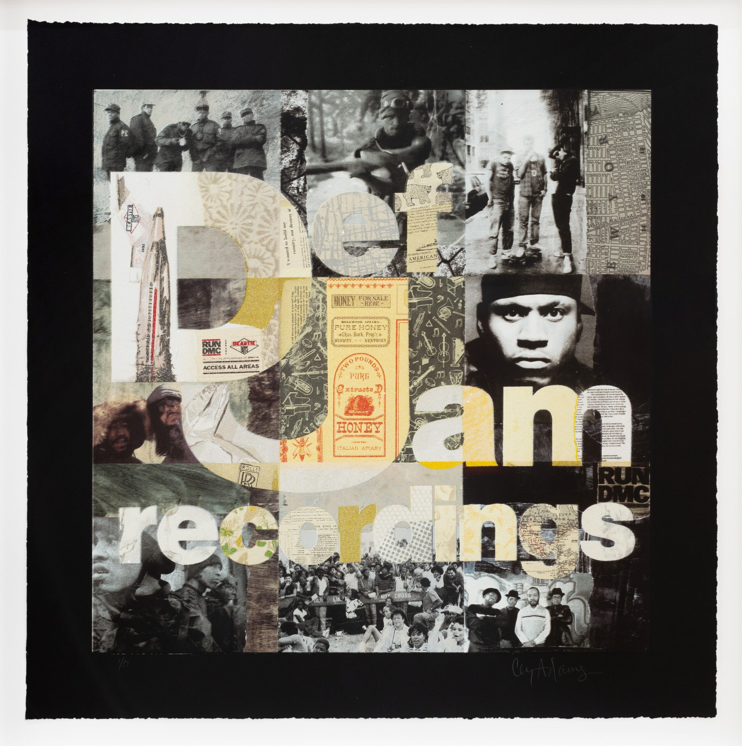 Def Jam Recordings (black border) by Cey Adams