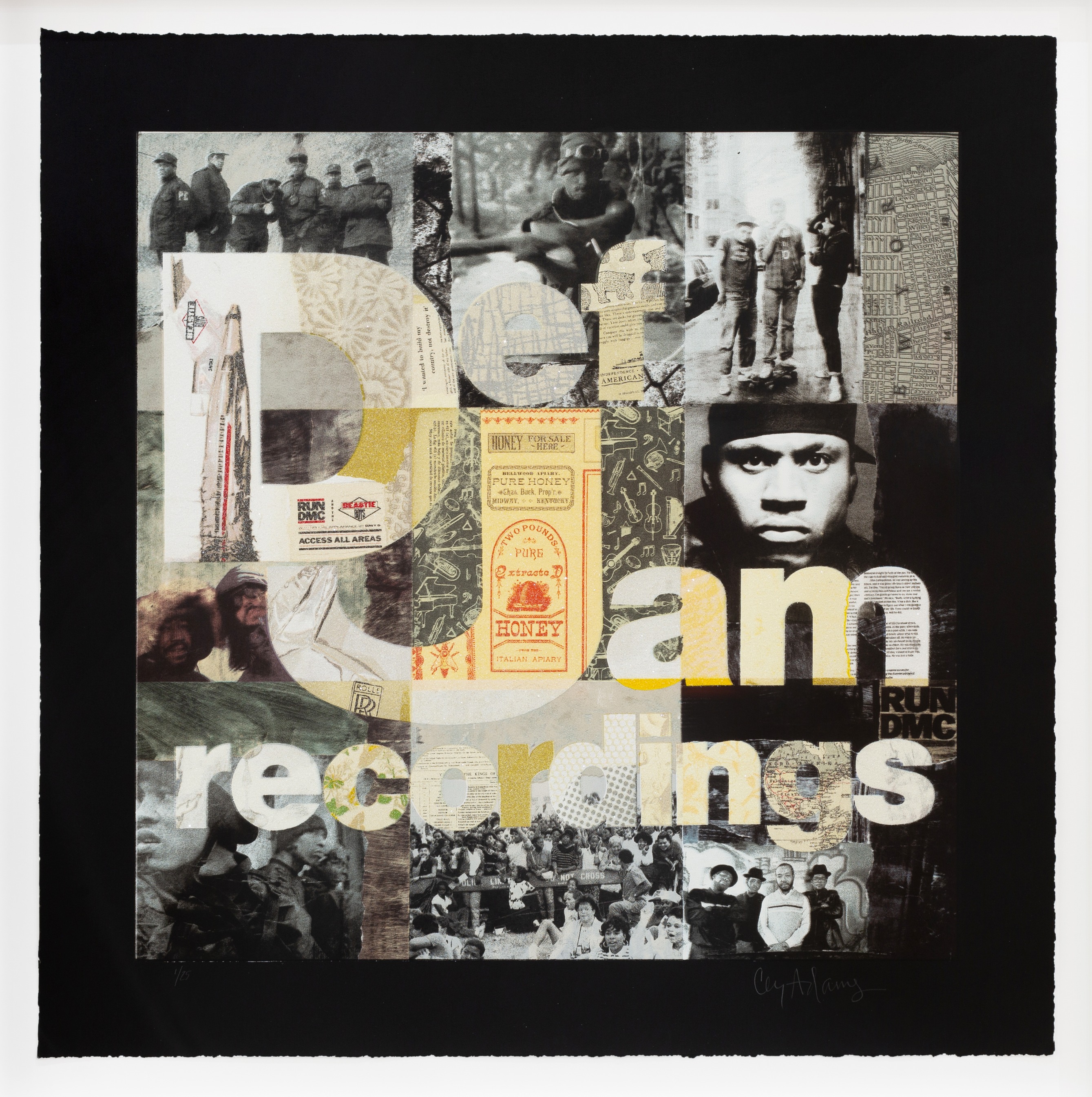Def Jam Recordings (black border) by Cey Adams