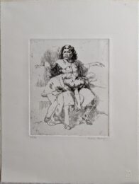Delayed Departure by Isabel Bishop at Sylvan Cole Gallery