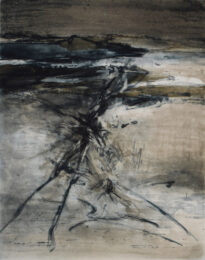 Etching No. 187, from: The Skin of Things | La peau des choses by Zao Wou-ki at Gilden's Art Gallery