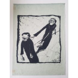 Fedja und Sascha (from “Der Lebende Leichnam”, by Tolstoi) by Walter Gramatté at Sylvan Cole Gallery