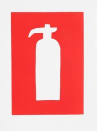 Fire Extinguisher by David Shrigley at Dovehouse Contemporary