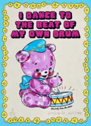 I Dance to the Beat of My Own Drum by Magda Archer at Dovehouse Contemporary