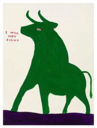 I Will Not Fight by David Shrigley at Clifton Gallery