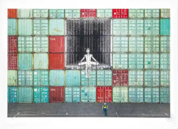 In The Container Wall, Le Havre, France by JR at Dovehouse Contemporary