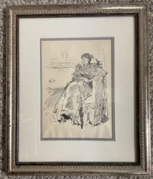 La Robe Rouge by James Abbott McNeill Whistler at Chicago Fine Prints
