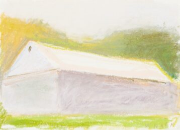 Long Barn by Wolf Kahn at Robert Fontaine Gallery