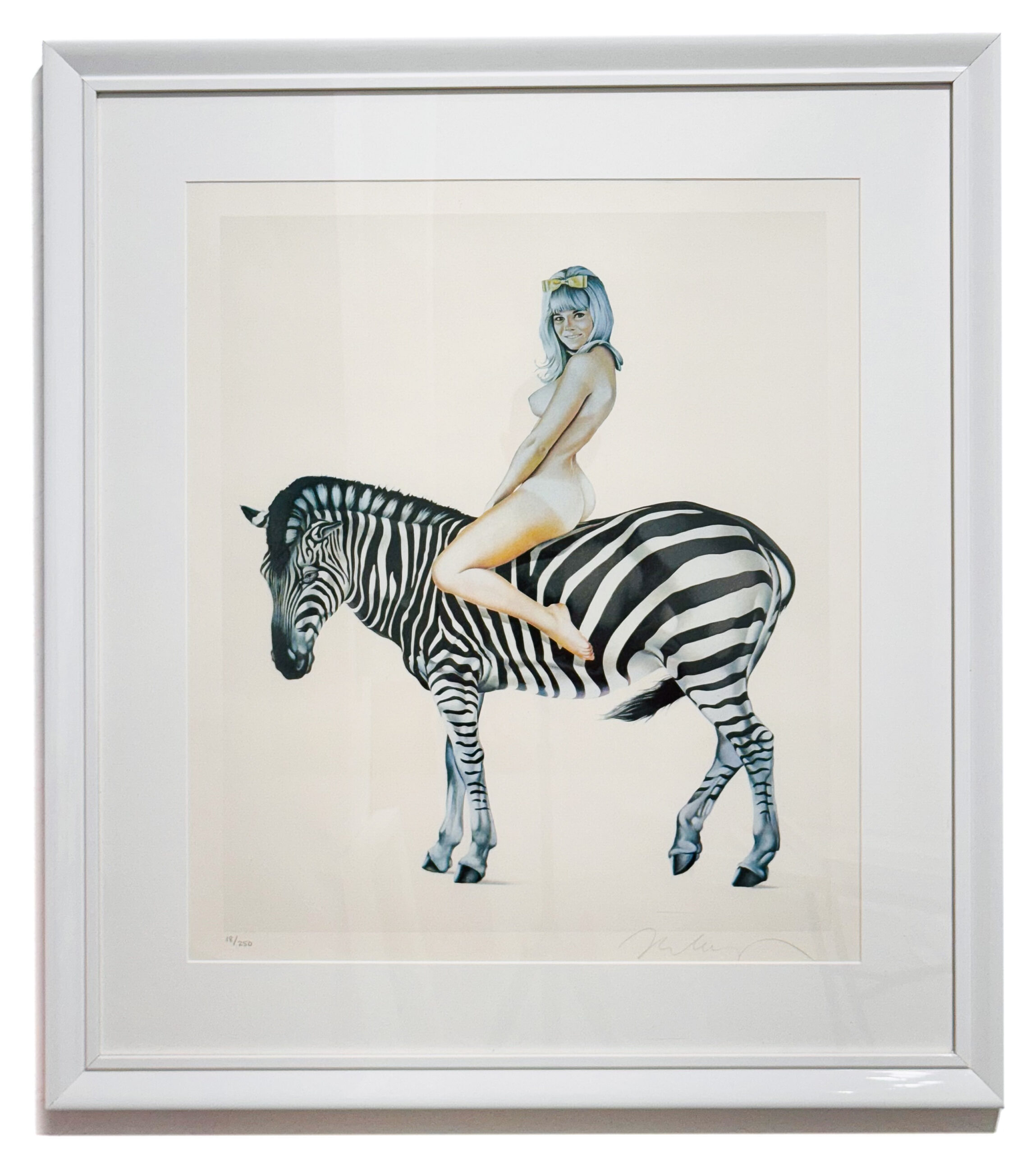 Zebra by Mel Ramos