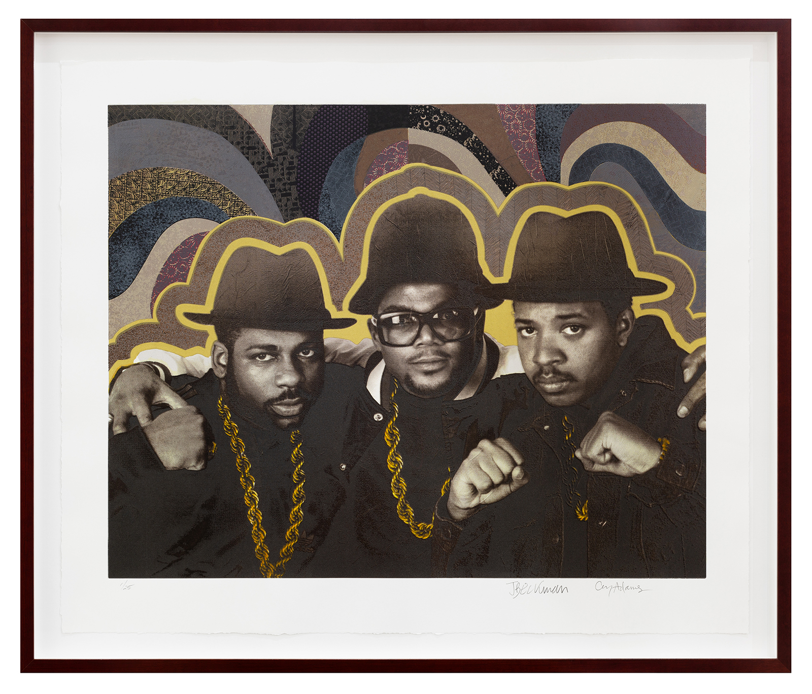 Run D.M.C. (color variation) by Janette Beckman