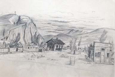 Railroad Station – Creede, Colorado by Doris Lee at William Chambers Art