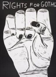 Rights For Goths by David Shrigley at Dovehouse Contemporary