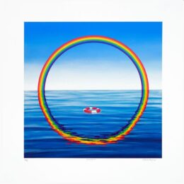Roundbow by Patrick Hughes at Dovehouse Contemporary