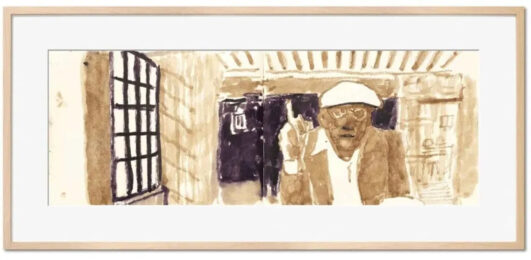 Self-Portrait In My Living Room by David Hockney at Dovehouse Contemporary