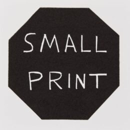 Small Print by David Shrigley at Dovehouse Contemporary