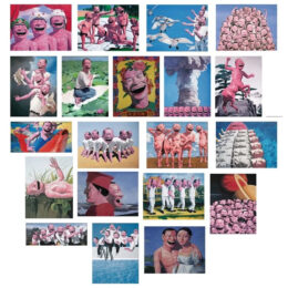 Snatched Ecstasy (Portfolio of 20) by Yue Minjun at Dovehouse Contemporary