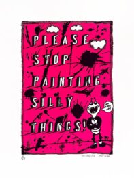 Stop Painting Silly Things – Pink by Magda Archer at Dovehouse Contemporary