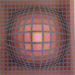 Titan c by Victor Vasarely at William Chambers Art
