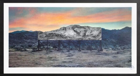 Trompe L’Oeil, Death Valley, Billboard by JR at Dovehouse Contemporary