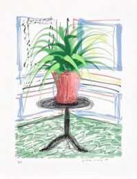 Untitled No. 468 iPad Drawing from A Bigger Book by David Hockney at Clifton Gallery