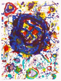 Untitled, from Michael Walberg Poemes dans le Ciel (Lembark 272) by Sam Francis at Gregg Shienbaum Fine Art