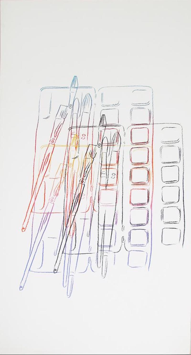 Watercolor Paint Kit With Brushes by Andy Warhol