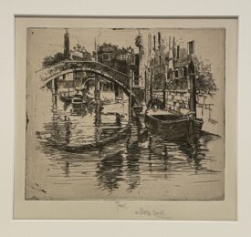 A Little Canal Venice by Joseph Pennell at Chicago Fine Prints