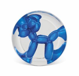 Blue Balloon Dog by Jeff Koons at Hamilton-Selway Fine Art