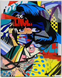 Burn (Hand Painted on Wood) by Jordan Nickel (Pose) at GallArt.com
