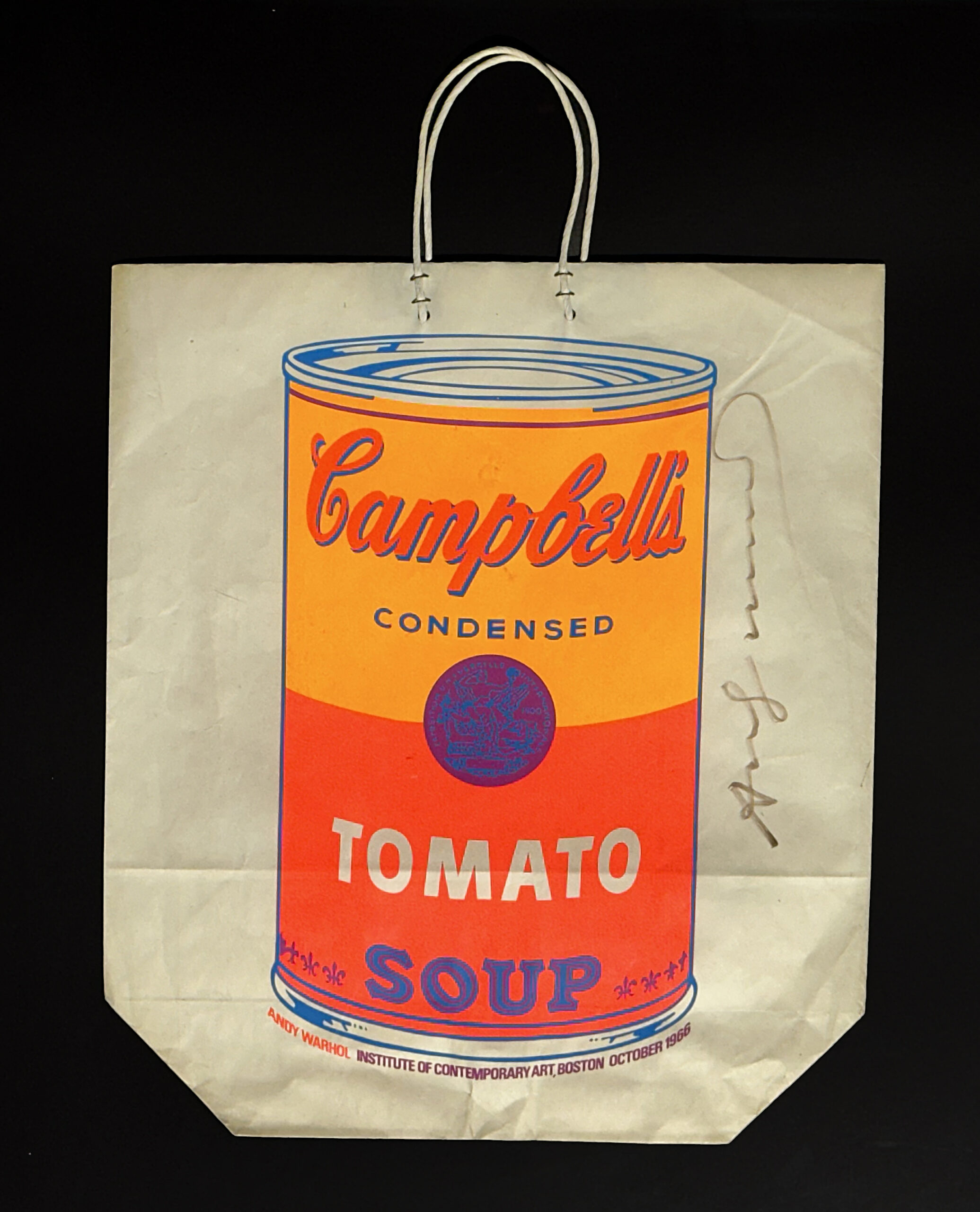 Campbell’s Soup Can (Tomato) 4A by Andy Warhol