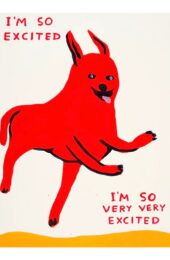 I’m So Excited by David Shrigley at Clifton Gallery