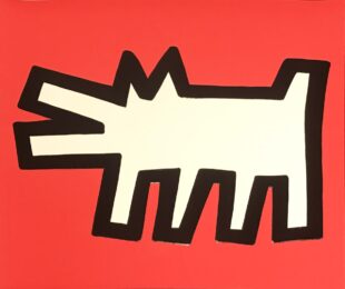 Icons (B) – Barking Dog by Keith Haring at Hamilton-Selway Fine Art