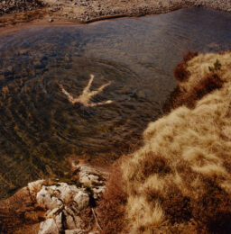 Large, Tommy Swimming, Glenfeshie, Scotland by Finn Gibson at Clifton Gallery