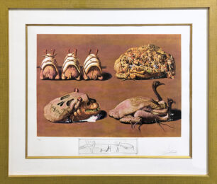 Les Caprices Pinces Princiers (Frank Hunter Authenticated) by Salvador Dalí at GallArt.com