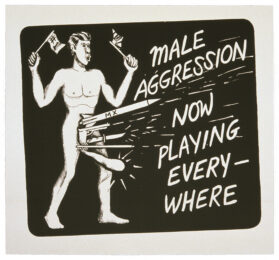 Male Aggression by Jonathan Borofsky at Gemini G.E.L. at Joni Moisant Weyl