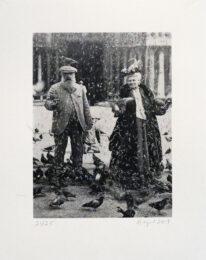 Monsieur et Madame Monet black & (white) by Doug Argue at Gary Lichtenstein Editions