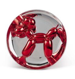Red Balloon Dog by Jeff Koons at Hamilton-Selway Fine Art