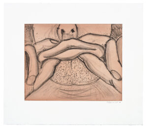 Soft Ground Etching – Coral by Bruce Nauman at Gemini G.E.L. at Joni Moisant Weyl